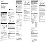 Sony RM-MC35ELK Handleiding