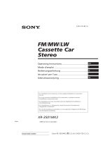 Sony XR-3501MK2 Handleiding