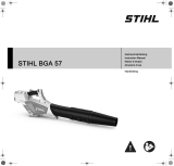 STIHL Akku-Blasgerät BGA 57 Set 2x AK 20 + AL 101 de handleiding