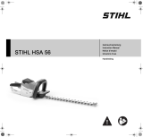 STIHL Akku-Heckenschere HSA 66, Akku System PRO, Schnittlänge 50cm, ohne Akku und Ladegerät de handleiding