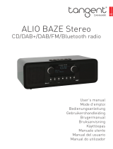 Tangent ALIO BAZE MONO CD/DAB+/FM/BT Walnut Handleiding