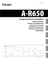 TEAC A-R630AR-650 de handleiding
