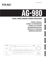TEAC AG-980 de handleiding