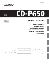 TEAC CD-P650 de handleiding