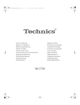 Technics SB-C700 Handleiding