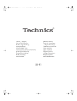Technics SB-R1 Handleiding