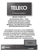 Teleco Televisore TFV20D Handleiding