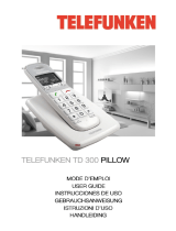 Telefunken TD 301 PILLOW Handleiding
