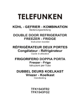 Telefunken TFK1543FR2 Kühl-gefrierkombination de handleiding