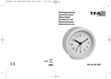 TFA Analogue alarm clock Handleiding