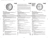 TFA Analogue bathroom clock Handleiding