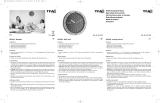 TFA Analogue Designer Wall Clock with Aluminium Frame Handleiding