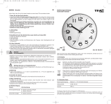 TFA Analogue wall clock Handleiding