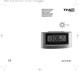 TFA Digital Radio-Controlled Alarm Clock with Temperature SOLAR Handleiding