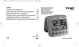 TFA Digital Radio-Controlled Alarm Clock with Temperature SONIO Handleiding