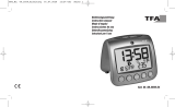 TFA Digital radio-controlled alarm clock with temperature SONIO 2.0 Handleiding