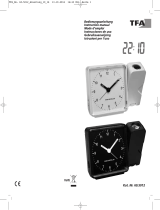 TFA Radio-controlled projection alarm clock with analogue display Handleiding