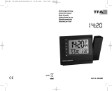 TFA Radio-Controlled Projection Alarm Clock with Temperature Handleiding