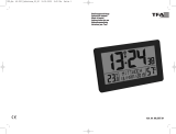 TFA Radio-controlled wall clock with room climate Handleiding