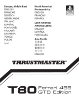 Thrustmaster T80 Ferrari 488 GTB Edition Volant Racing Handleiding