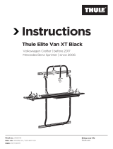 Thule Elite Van XT MB Sprinter, VW Crafter Handleiding