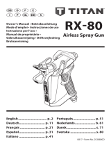 Titan RX-80 Airless Spray Gun Handleiding