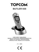 Topcom Butler 930 Gebruikershandleiding