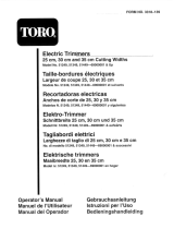 Toro 25cm/10" Electric Trimmer Handleiding