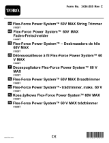 Toro Flex-Force Power System 60V MAX String Trimmer Handleiding