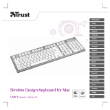 Trust Slimline Aluminium Keyboard for Mac IT Handleiding