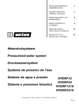 Vetus Pressurized water system type HYDRF Installatie gids
