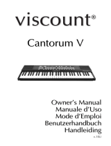 Viscount Cantorum V Organ Keyboard de handleiding