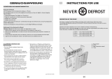Bauknecht GTA 210 NF Gebruikershandleiding
