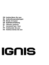 Ignis AKS 480 IX/1 Gebruikershandleiding