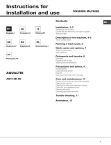 HOTPOINT/ARISTON AQ113D 69 EU/A Gebruikershandleiding