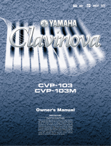 Yamaha Clavinova CVP-103M Handleiding