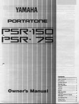 Yamaha PortaTone PSR-150 de handleiding