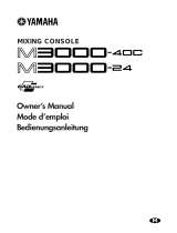 Yamaha M3000-24 Handleiding