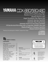 Yamaha CDX-480 Handleiding