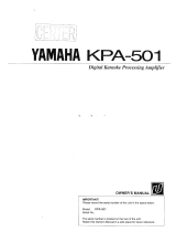 Yamaha 501 de handleiding