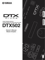 Yamaha DTX-502 Handleiding
