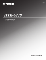 Yamaha 6240 - HTR AV Receiver de handleiding