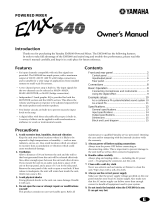 Yamaha EMX 640 de handleiding