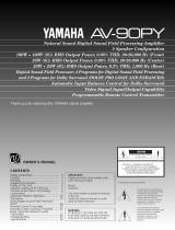 Yamaha AV-90PY Handleiding
