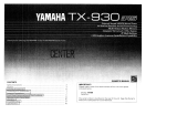 Yamaha TX-930 de handleiding