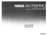 Yamaha AV-75PRO de handleiding