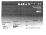 Yamaha AVC-50 de handleiding