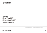 Yamaha RX-V481D Handleiding