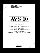 Yamaha AVS-10 de handleiding
