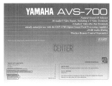 Yamaha AVS-700 de handleiding